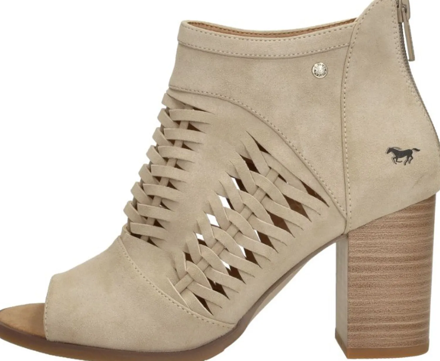 Mustang Sandalen Hak Beige Fashion