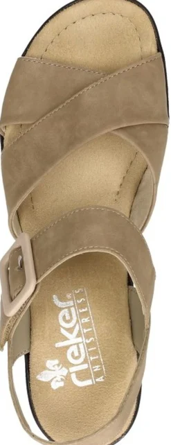 Rieker Sandalen Hak Beige Sale
