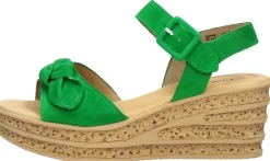 Gabor Sandalen Hak Groen Hot