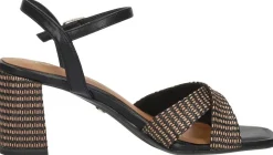 Tamaris Sandalen Hak Zwart Clearance