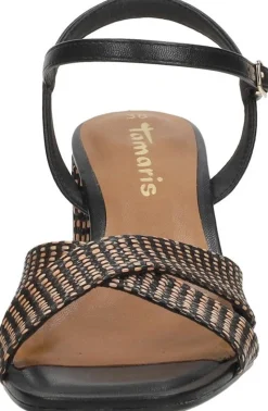 Tamaris Sandalen Hak Zwart Clearance