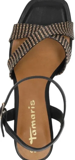 Tamaris Sandalen Hak Zwart Clearance