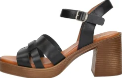 Red Rag Sandalen Hak Zwart Sale