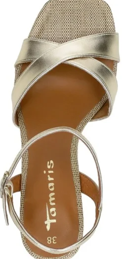 Tamaris Sandalen Hak Goudkleur Best