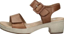 Remonte Sandalen Hak Cognac Clearance
