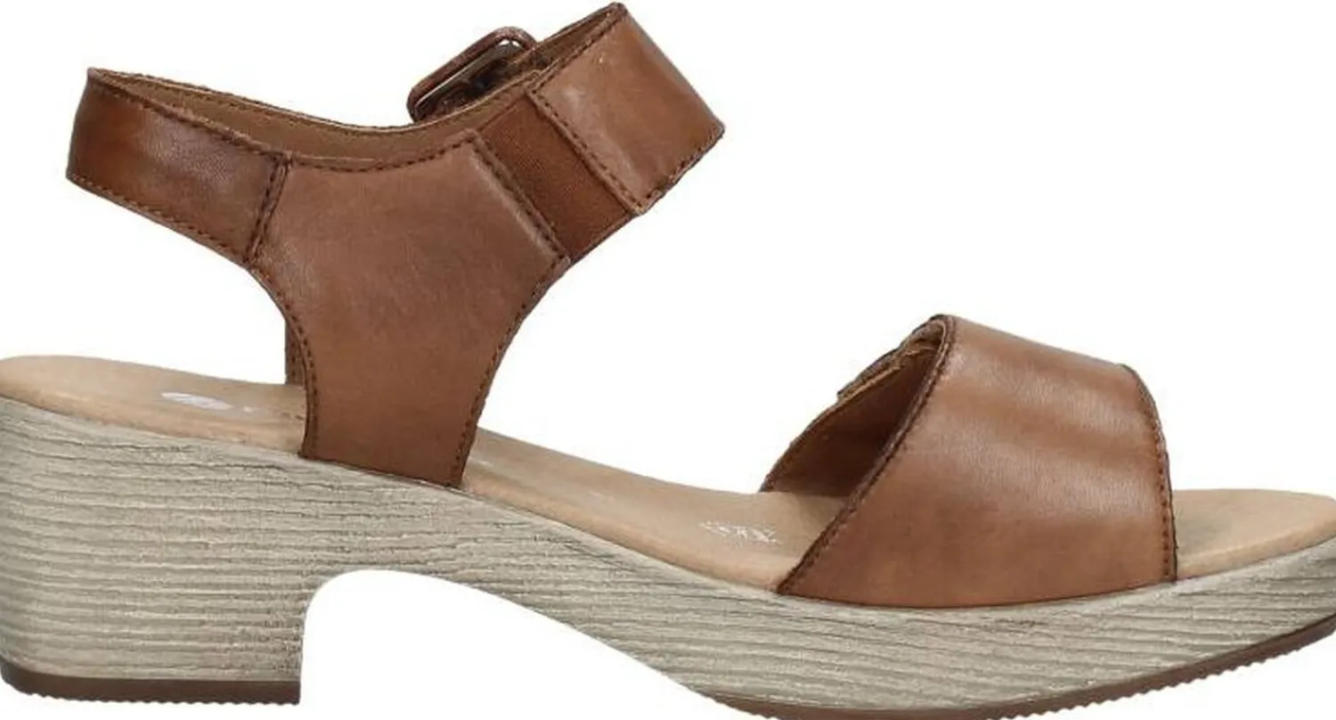 Remonte Sandalen Hak Cognac Clearance