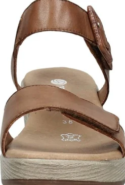 Remonte Sandalen Hak Cognac Clearance
