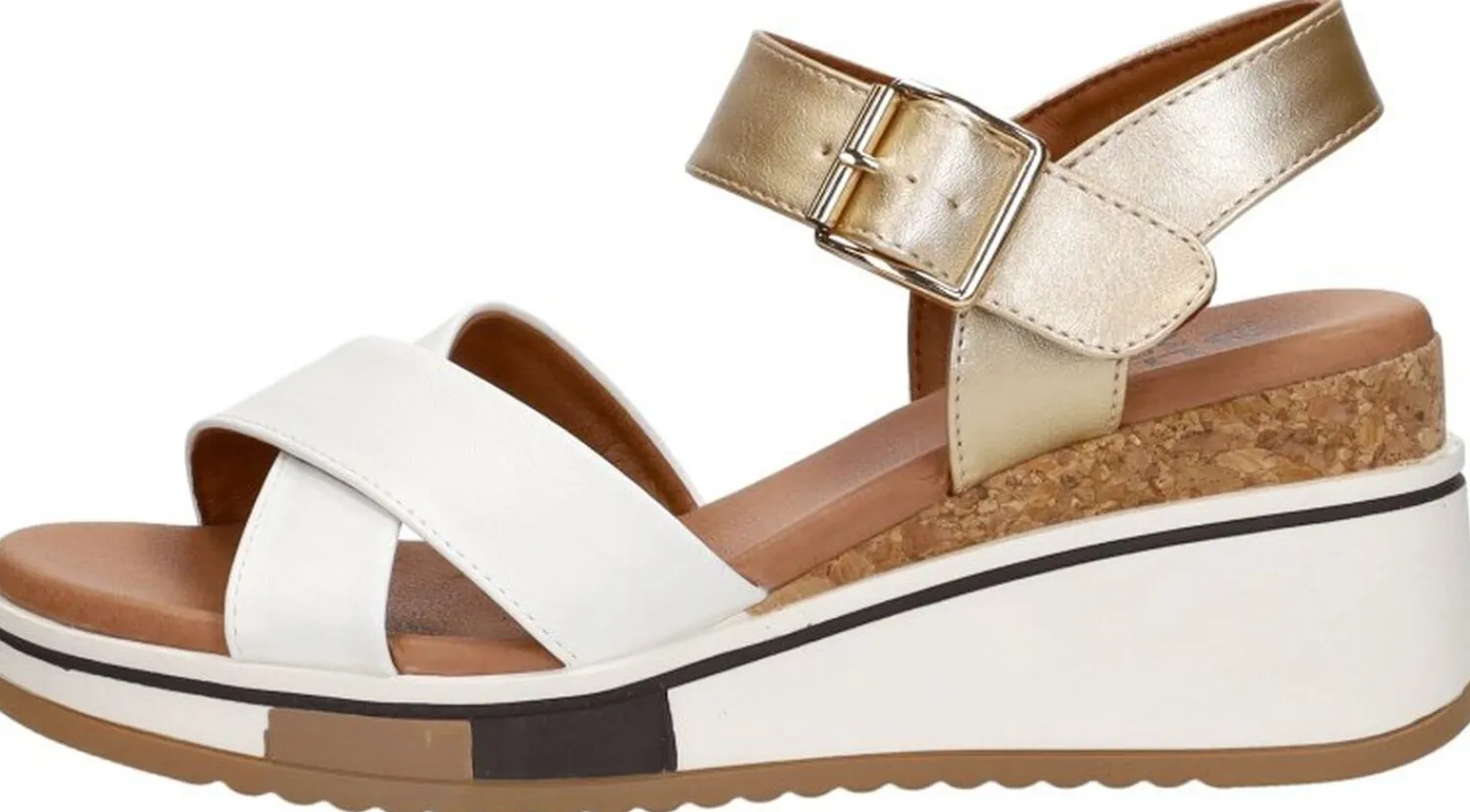 Sub55 Sandalen Hak Goudkleur Best