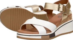Sub55 Sandalen Hak Goudkleur Best