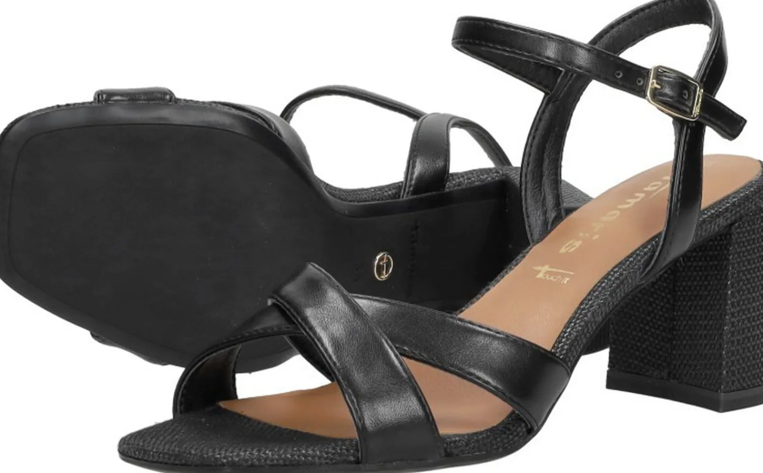 Tamaris Sandalen Hak Zwart Sale