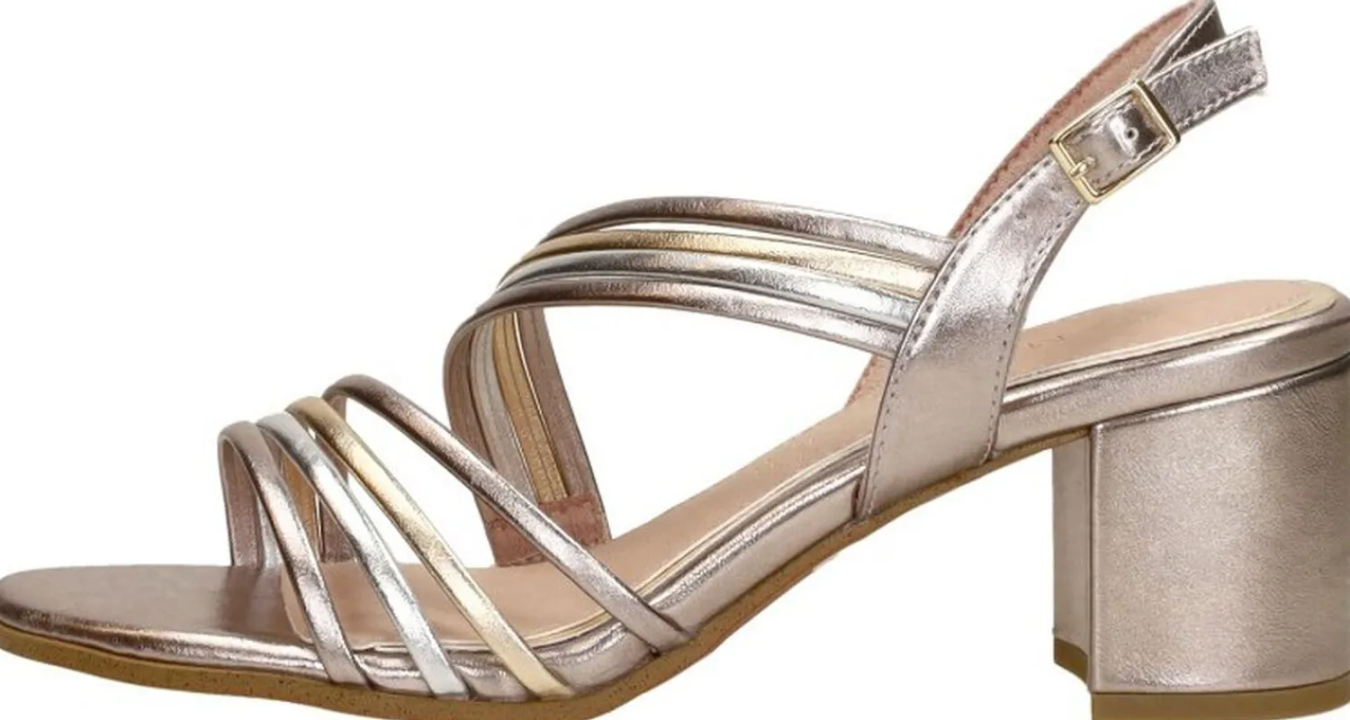Marco Tozzi Sandalen Hak Brons Hot