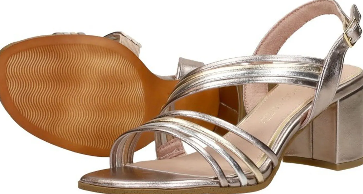 Marco Tozzi Sandalen Hak Brons Hot