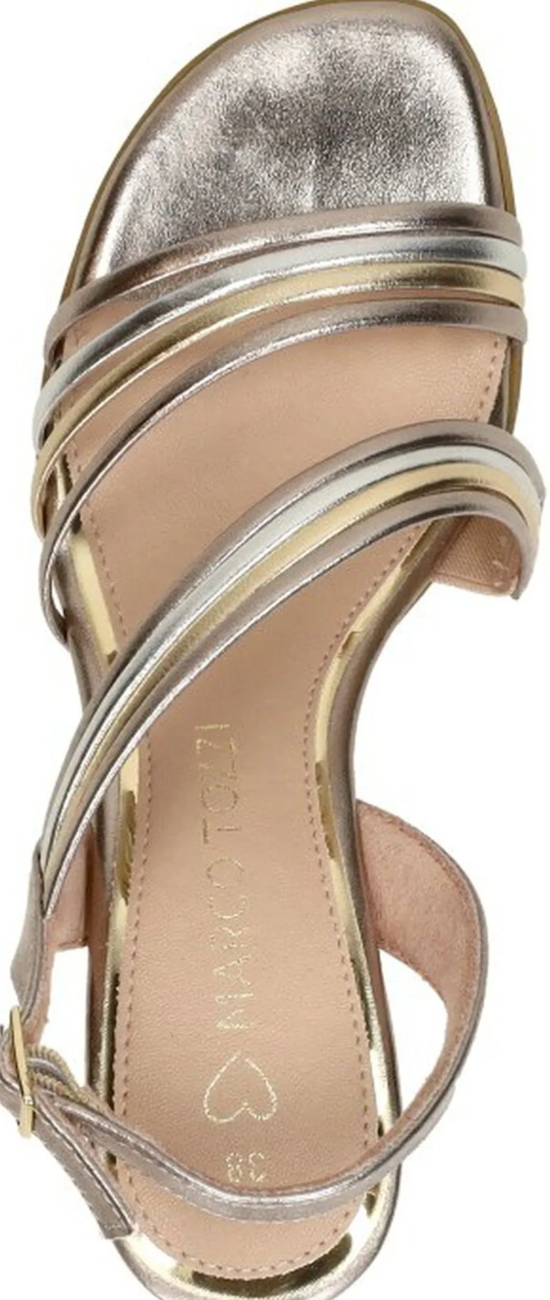 Marco Tozzi Sandalen Hak Brons Hot