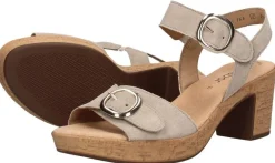 Gabor Sandalen Hak Beige New