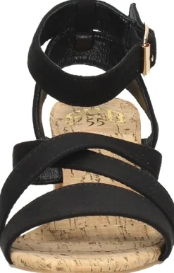 Sub55 Sandalen Hak Zwart Fashion