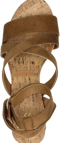 Sub55 Sandalen Hak Cognac Best