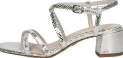 Tamaris Sandalen Hak Zilverkleur Outlet