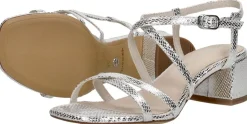 Tamaris Sandalen Hak Zilverkleur Outlet