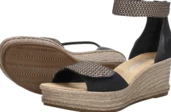 Rieker Sandalen Hak Zwart New