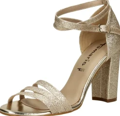 Tamaris Sandalen Hak Goudkleur Best
