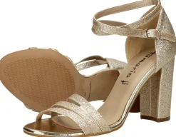 Tamaris Sandalen Hak Goudkleur Best