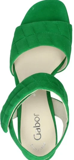Gabor Sandalen Hak Groen Sale