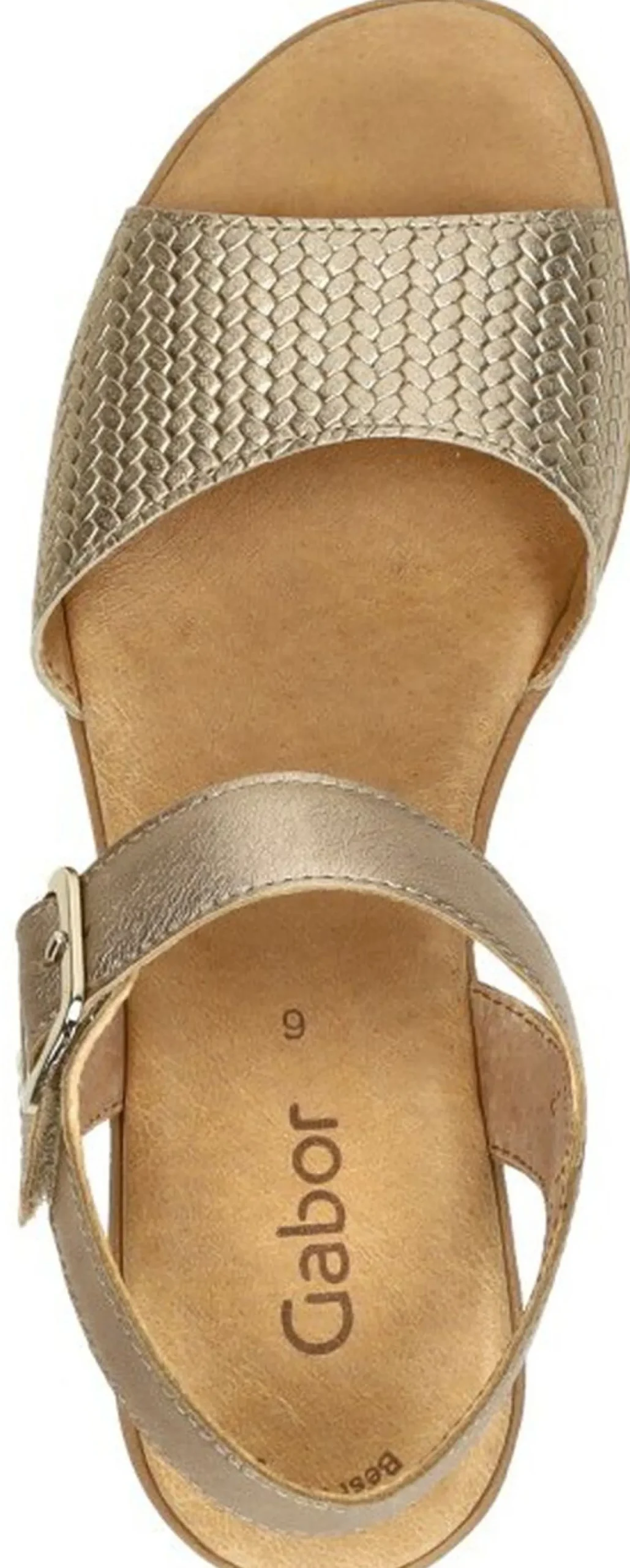 Gabor Sandalen Hak Goudkleur Sale