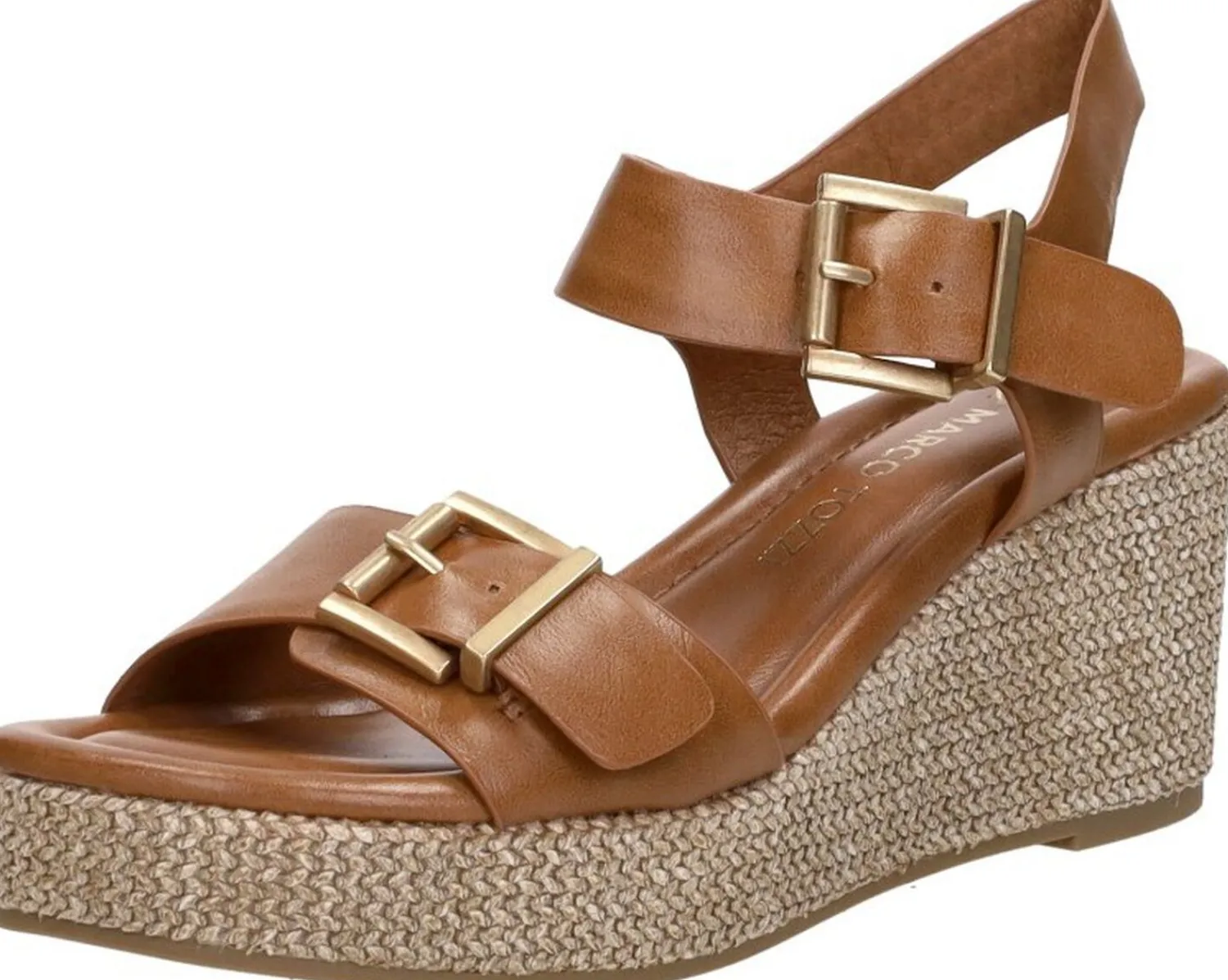 Marco Tozzi Sandalen Hak Cognac Hot