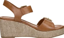 Marco Tozzi Sandalen Hak Cognac Hot