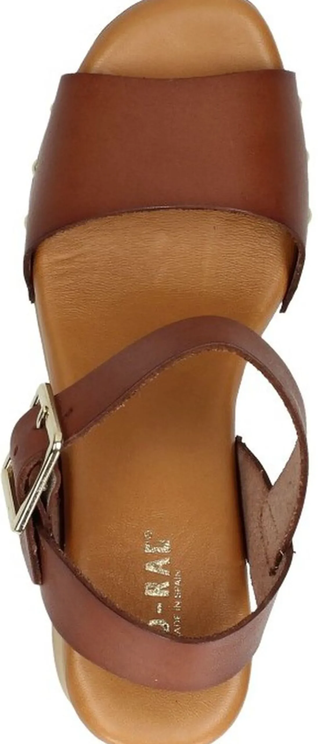 Red Rag Sandalen Hak Cognac Outlet