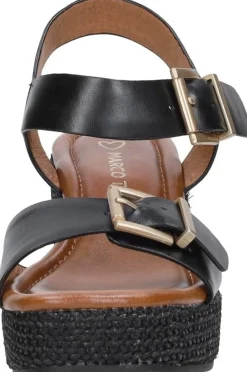 Marco Tozzi Sandalen Hak Zwart Discount