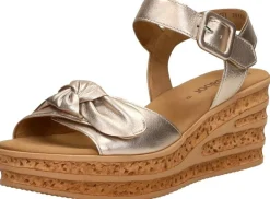 Gabor Sandalen Hak Goudkleur Sale