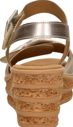 Gabor Sandalen Hak Goudkleur Sale