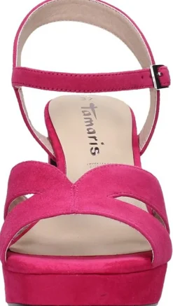 Tamaris Sandalen Hak Fuchsia Clearance