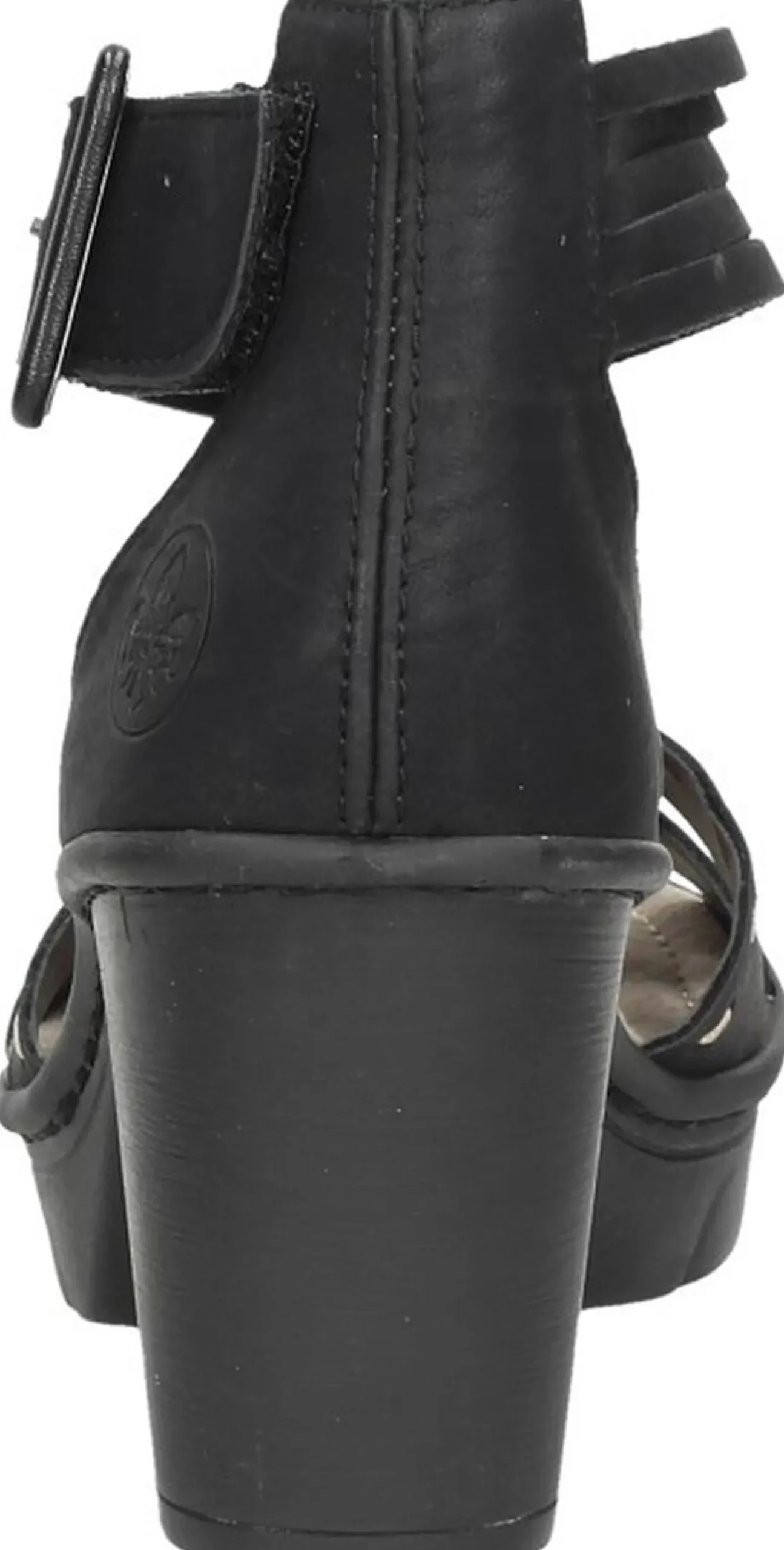 Rieker Sandalen Hak Zwart Best