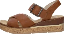 Rieker Sandalen Hak Cognac New