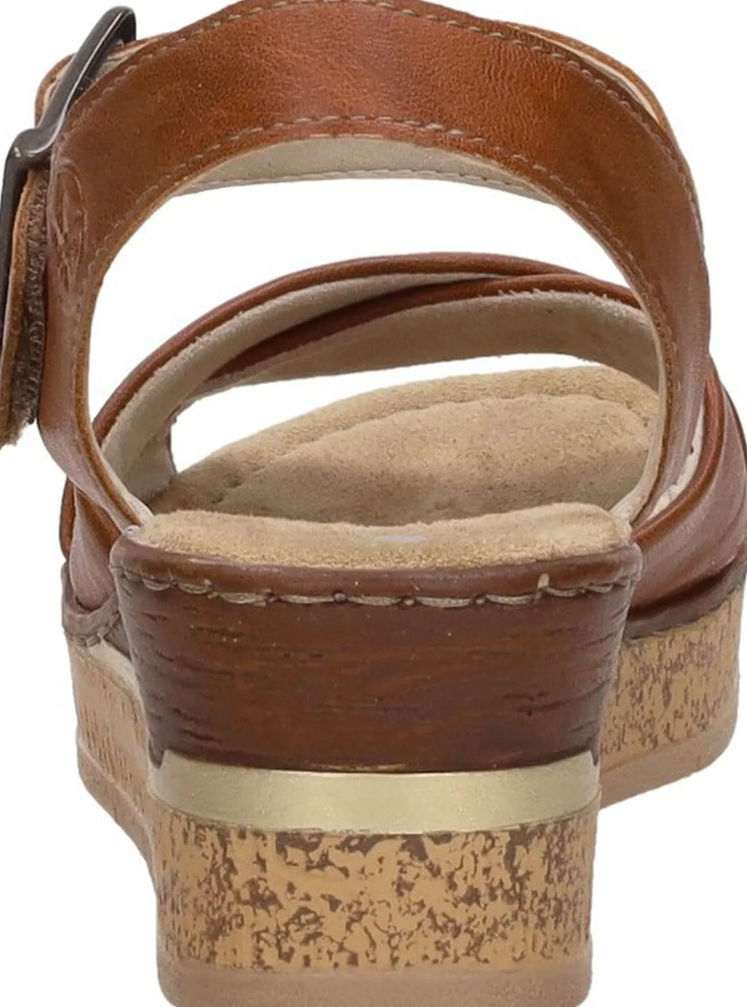 Rieker Sandalen Hak Cognac New