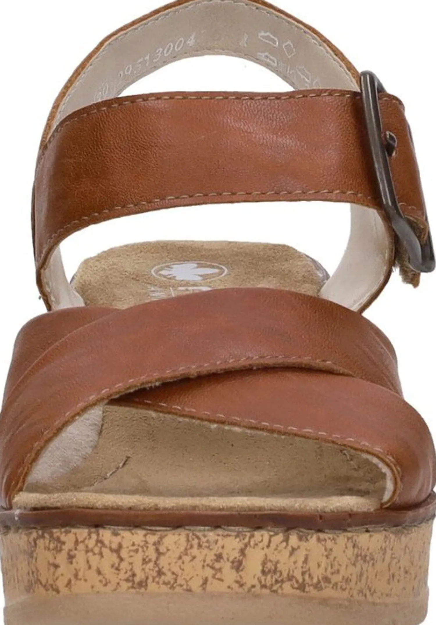 Rieker Sandalen Hak Cognac New