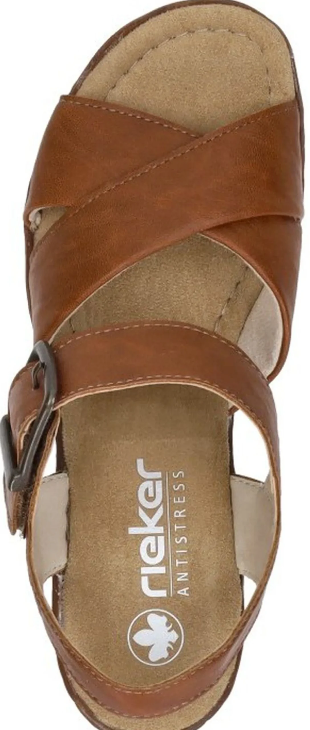 Rieker Sandalen Hak Cognac New