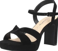 Tamaris Sandalen Hak Zwart Fashion