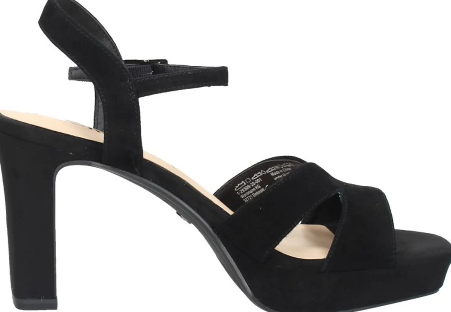 Tamaris Sandalen Hak Zwart Fashion