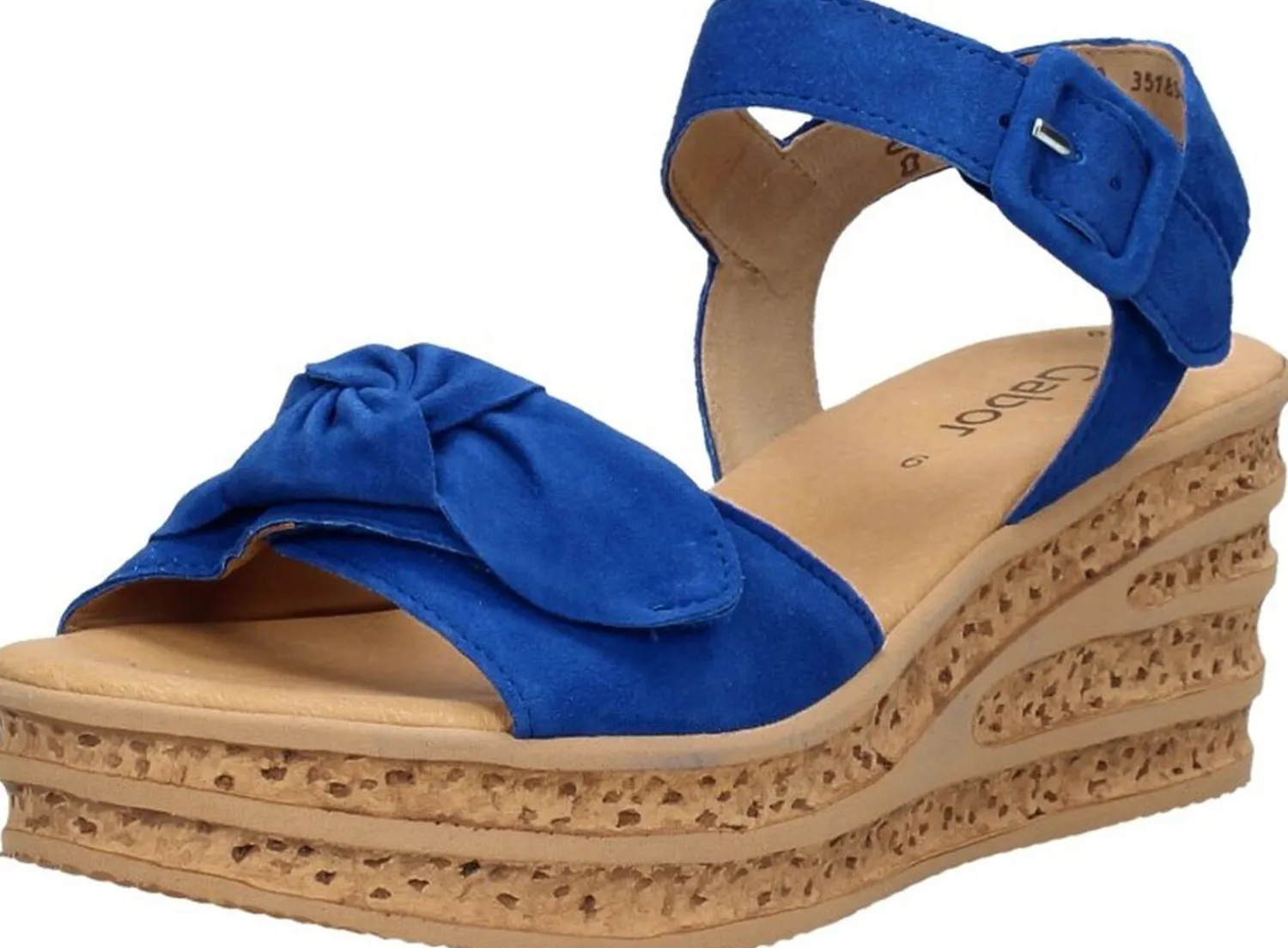 Gabor Sandalen Hak Kobalt blauw Fashion
