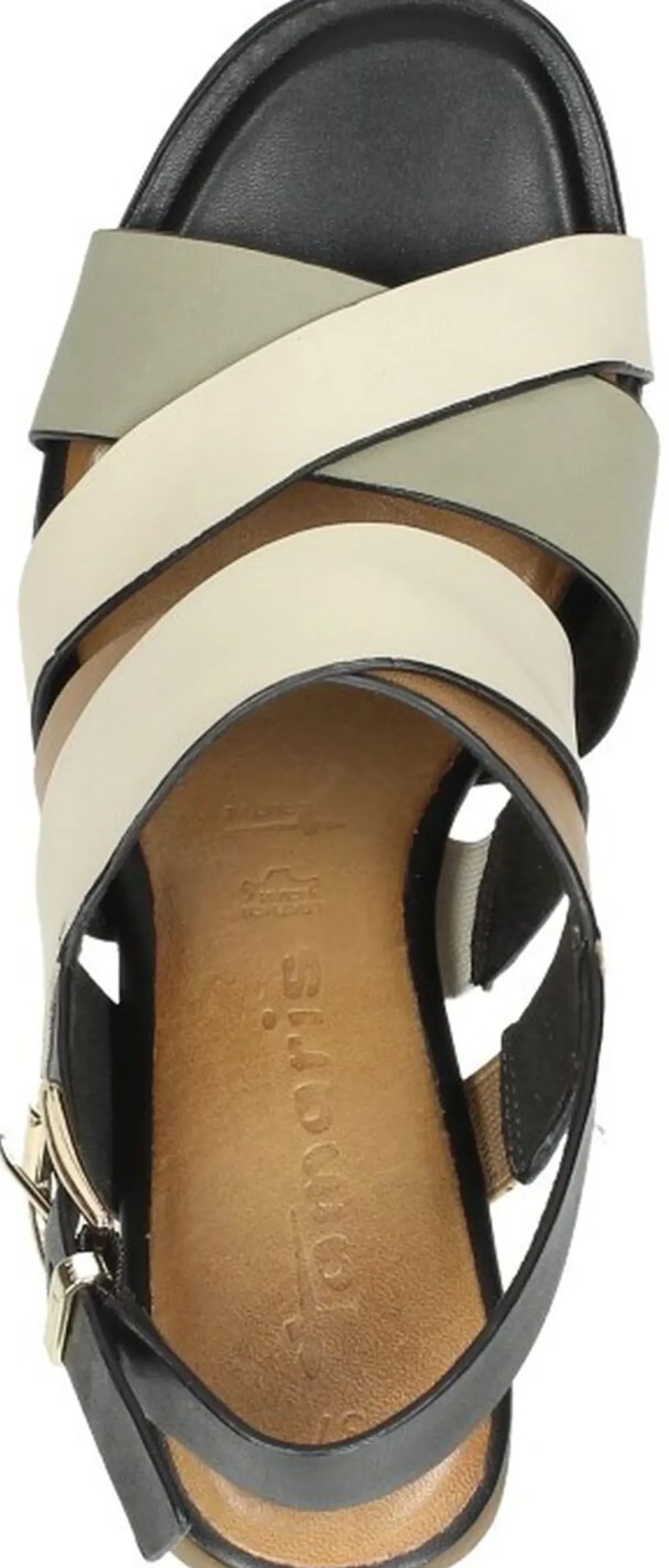 Tamaris Sandalen Hak Gebroken wit Outlet