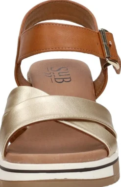 Sub55 Sandalen Hak Cognac Hot