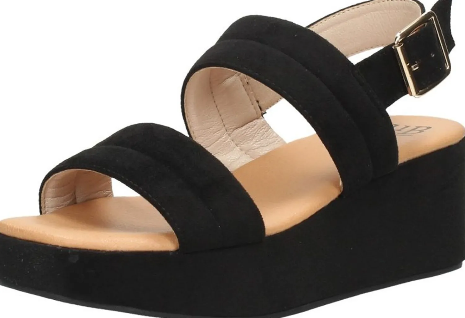 Sub55 Sandalen Hak Zwart Discount