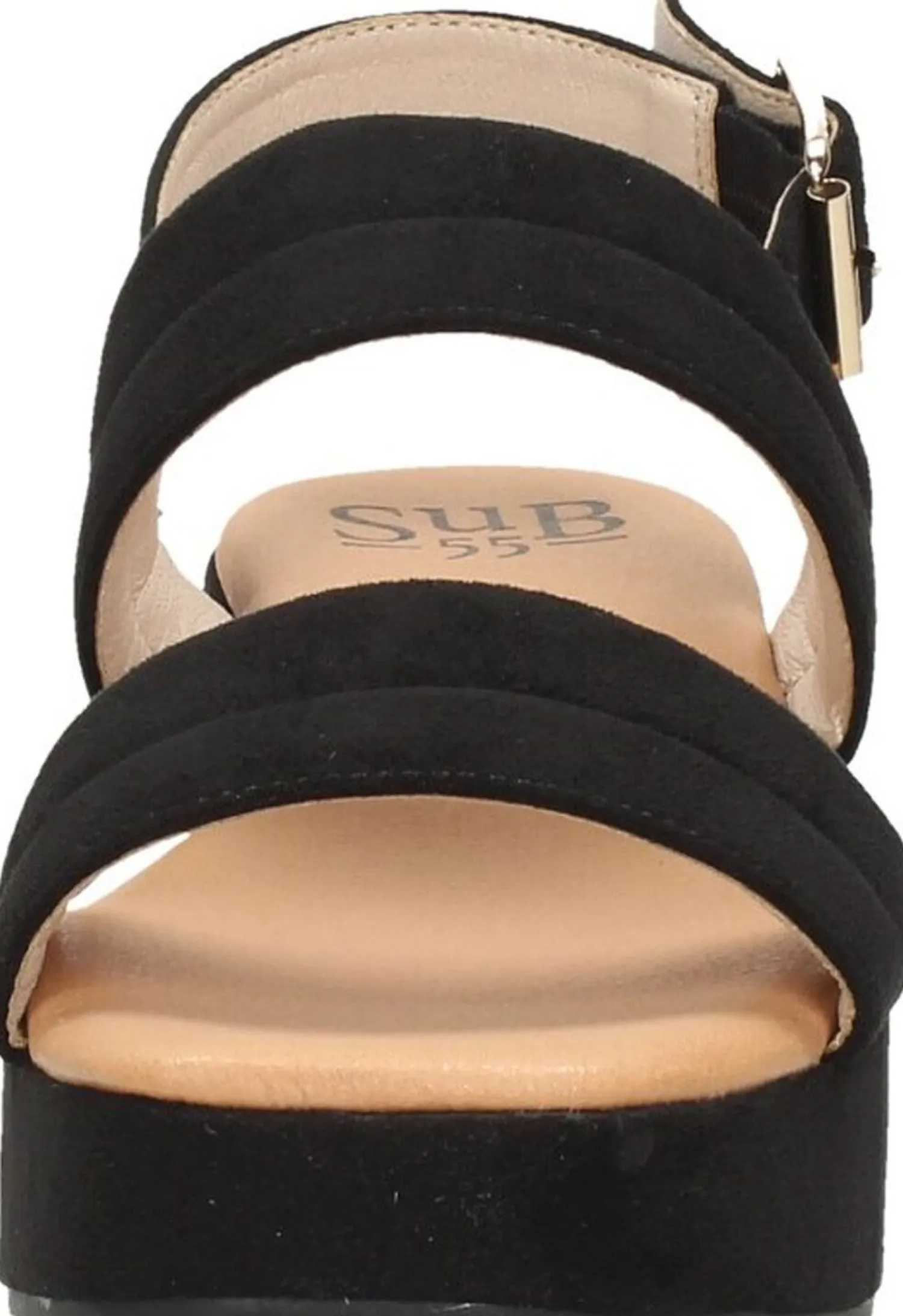 Sub55 Sandalen Hak Zwart Discount