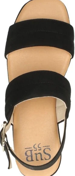 Sub55 Sandalen Hak Zwart Discount