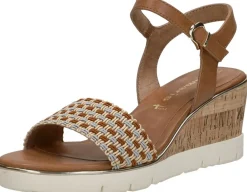 Tamaris Sandalen Hak Cognac Online