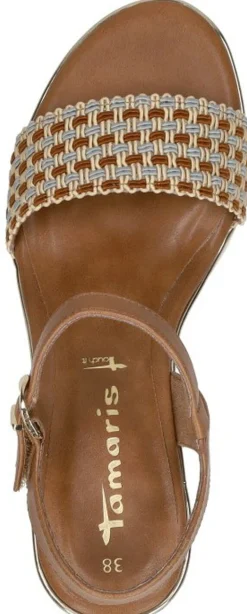 Tamaris Sandalen Hak Cognac Online