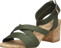 Sub55 Sandalen Hak Khaki Clearance